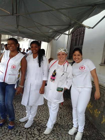 Mobilização para controle da Tuberculose na Praça da Cruz Vermelha